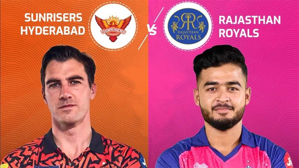 आज आईपीएल का दूसरा मैच सनराइजर्स हैदराबाद और राजस्थान रॉयल्स के बीच खेला जाएगा, कौन करेगा पहला वार? आज आईपीएल का दूसरा मैच सनराइजर्स हैदराबाद और राजस्थान रॉयल्स के बीच खेला जाएगा, कौन करेगा पहला वार?