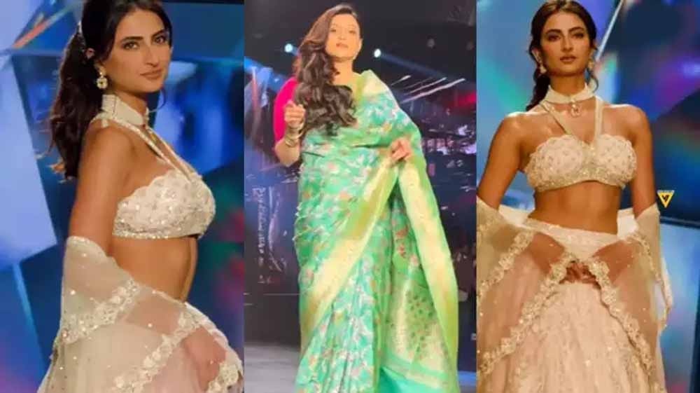 मन्नारा चोपड़ा रैंप वॉक करते-करते नाच उठीं, लेकिन श्वेता तिवारी की 24 साल की बेटी ने ऐसे पछाड़ा