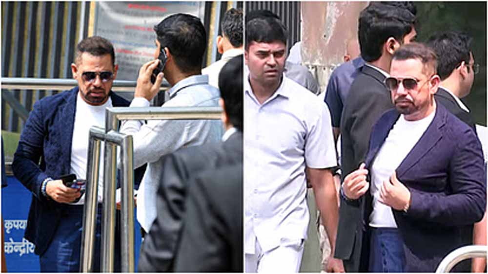 लगातार तीसरे दिन ईडी के दफ्तर पहुंचे रॉबर्ट वाड्रा, शिकोहपुर भूमि घोटाले में हो रही पूछताछ लगातार तीसरे दिन ईडी के दफ्तर पहुंचे रॉबर्ट वाड्रा, शिकोहपुर भूमि घोटाले में हो रही पूछताछ