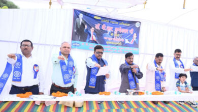 रायपुर : डॉ. भीमराव अंबेडकर जयंती पर नवा रायपुर में अम्बेडकर चौक पर उमड़ा जनसैलाब