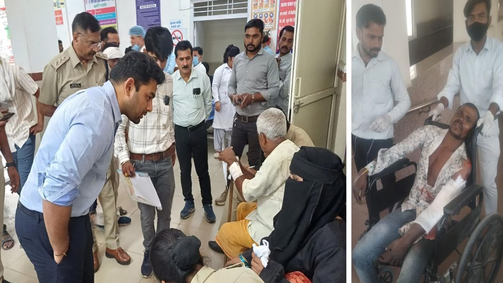 पथरौटा पुलिया के पास यात्री बस पलटी, हादसे में एक महिला यात्री समेत दो लोगों की मौत