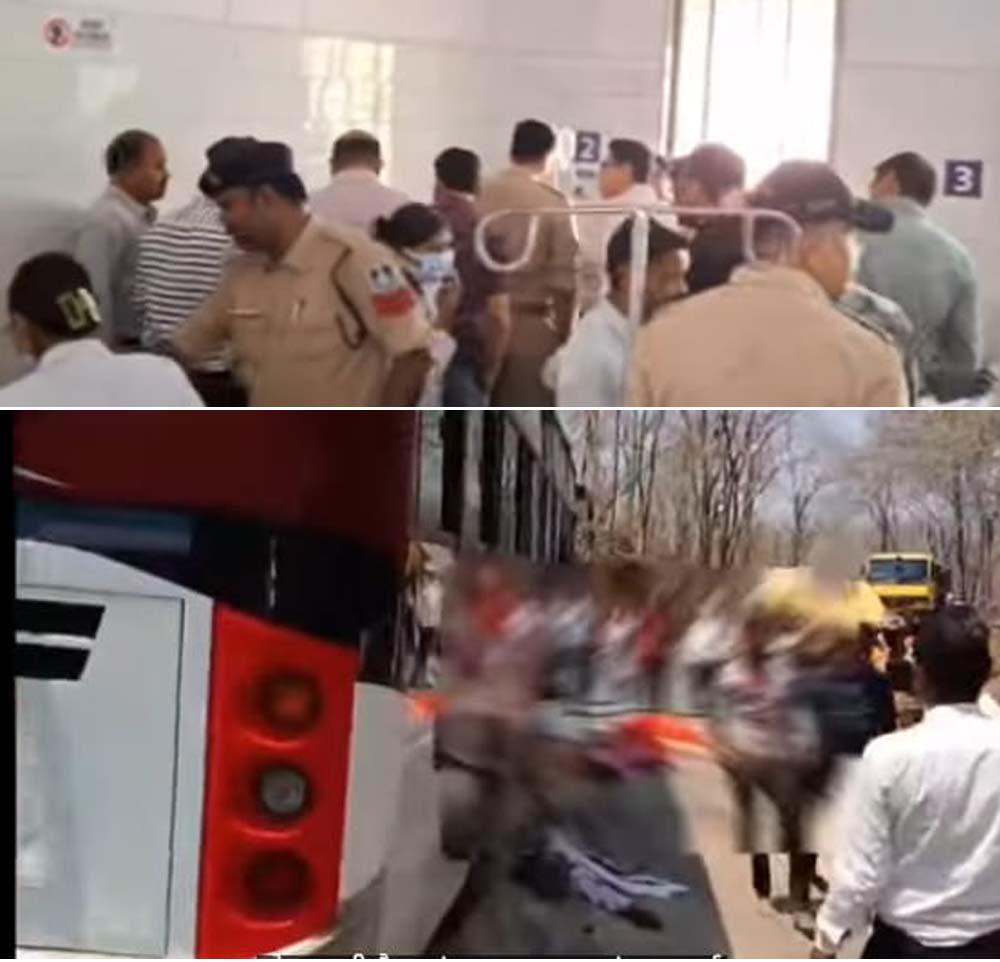 बस और ऑटो की भिड़ंत से तीन की मौत बस और ऑटो की भिड़ंत से तीन की मौत