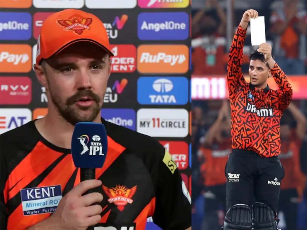 अभिषेक शर्मा के बारे में ट्रैविस हेड ने एक बड़ा खुलासा किया, कितने दिन से इस पर्ची को जेब में लिए घूम रहे थे शर्मा? अभिषेक शर्मा के बारे में ट्रैविस हेड ने एक बड़ा खुलासा किया, कितने दिन से इस पर्ची को जेब में लिए घूम रहे थे शर्मा?