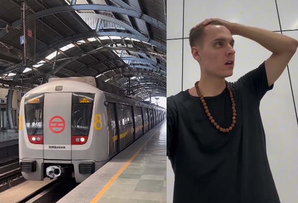 एक जर्मन ट्रैवलर ने वीडियो शेयर कर बताया यूरोप से बेहतर, भारत के मेट्रो सिस्टम का दीवाना हुआ जर्मन ट्रैवलर