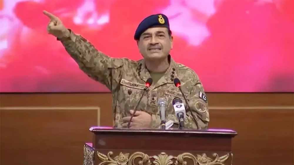 पाकिस्तान के सेना प्रमुख जनरल असीम मुनीर ने एक बार फिर जहर उगला, कहा-‘हिंदू-मुस्लिम एक नहीं हो सकते