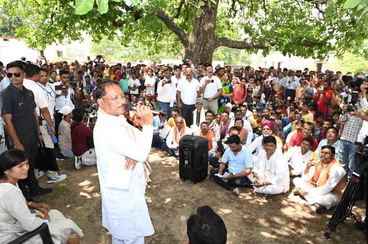 मुख्यमंत्री विष्णुदेव साय का पहली बार दिखा यह तेवर,जिसको देखकर सहम गया वहां मौजूद सरकारी अमला