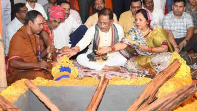 मुख्यमंत्री ग्राम दोकड़ा में भगवान जगन्नाथ मंदिर के प्राण प्रतिष्ठा कार्यक्रम में हुये शामिल