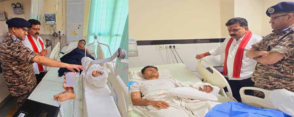 दिल्ली एम्स में नक्सल हमले में घायल जवानों से डिप्टी सीएम शर्मा ने की मुलाकात