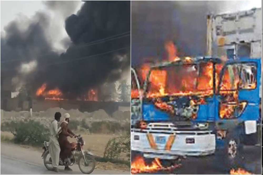 पाकिस्तान में पानी के लिए मचा हाहाकार, सिंध में गृह मंत्री के घर जलाया पाकिस्तान में पानी के लिए मचा हाहाकार, सिंध में गृह मंत्री के घर जलाया