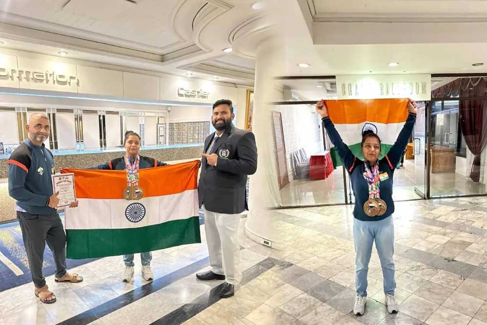 12 साल पहले खोया पति, 41 की उम्र में जीते 3 गोल्ड मेडल 12 साल पहले खोया पति, 41 की उम्र में जीते 3 गोल्ड मेडल