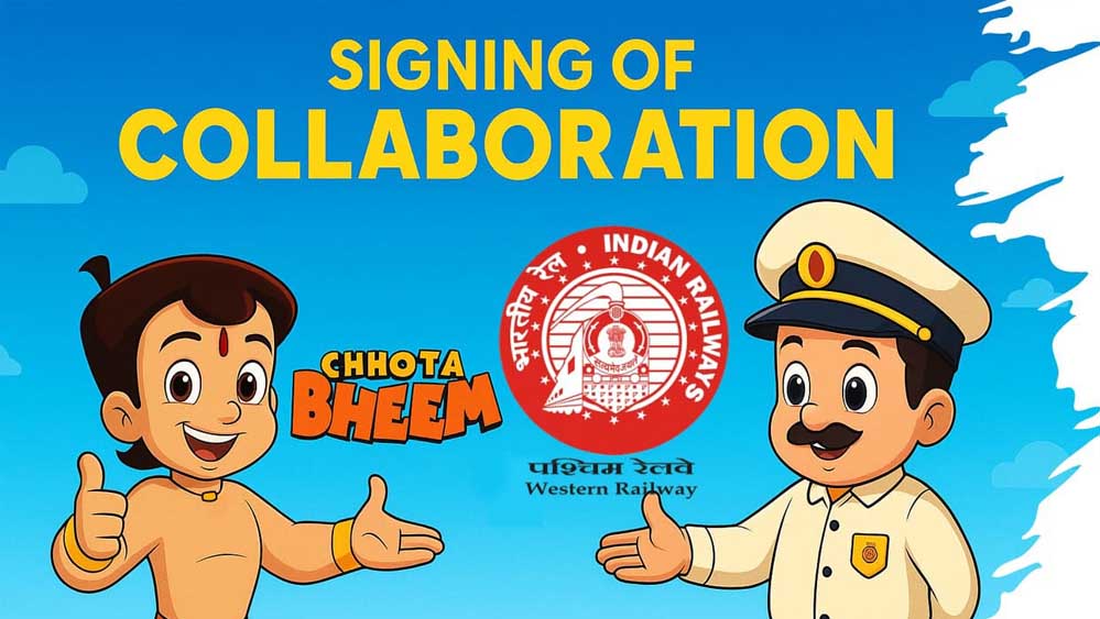 रेलवे सुरक्षा जागरूकता के लिए छोटा भीम बनेगा भारतीय रेल का नया साथी रेलवे सुरक्षा जागरूकता के लिए छोटा भीम बनेगा भारतीय रेल का नया साथी