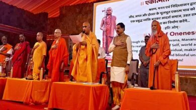 देश-विदेश के 500 युवाओं का नर्मदा तट पर हुआ दीक्षा संस्कार एकात्मता का लिया संकल्प