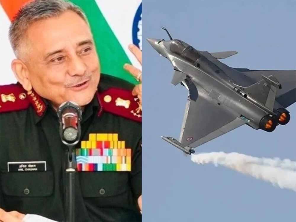 जनरल अनिल चौहान ने पाकिस्तान के साथ हाल के तनाव के दौरान फाइटर जेट्स के नुकसान होने की बात स्वीकार की
