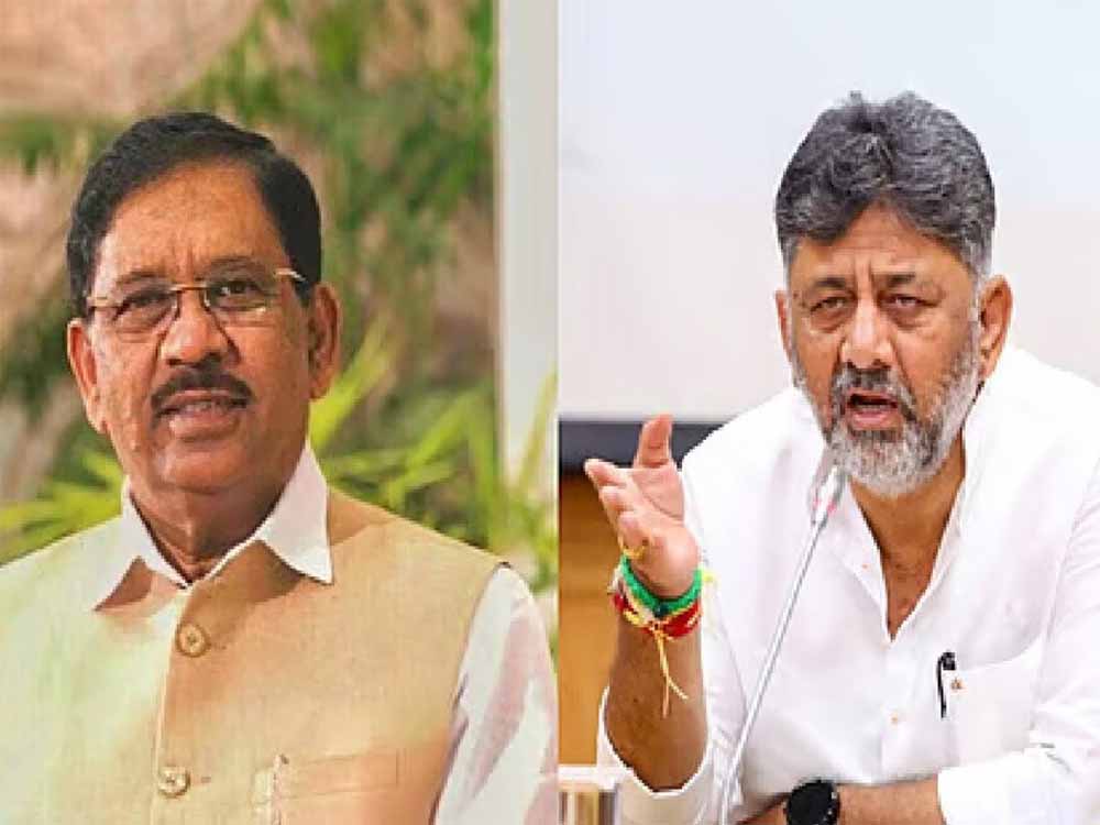 कर्नाटक के गृह मंत्री जी परमेश्वर के ठिकानों पर ED ने छापेमारी की, डिप्टी CM बोले- हां, दिया था वेडिंग गिफ्ट कर्नाटक के गृह मंत्री जी परमेश्वर के ठिकानों पर ED ने छापेमारी की, डिप्टी CM बोले- हां, दिया था वेडिंग गिफ्ट