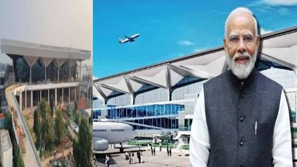 पीएम मोदी ने पटना हवाई अड्डे के नये टर्मिनल भवन का उद्घाटन किया, 5 किमी लंबा रोड शो भी किया पीएम मोदी ने पटना हवाई अड्डे के नये टर्मिनल भवन का उद्घाटन किया, 5 किमी लंबा रोड शो भी किया