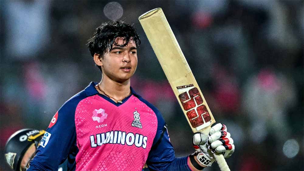 14 वर्ष के वैभव सूर्यवंशी की शानदार टाइमिंग से ऑस्ट्रेलिया के महान क्रिकेटर स्टीव वॉ भी हैरान 14 वर्ष के वैभव सूर्यवंशी की शानदार टाइमिंग से ऑस्ट्रेलिया के महान क्रिकेटर स्टीव वॉ भी हैरान