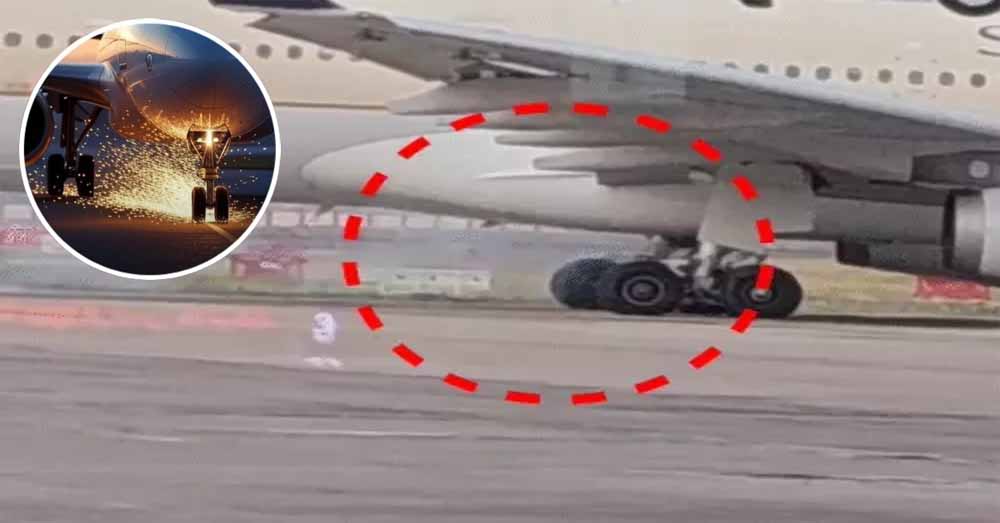 लखनऊ एयरपोर्ट पर टला बड़ा हादसा, विमान के पहिए से निकली चिंगारी