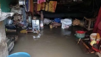 भारी बारिश के कारण पानी में डूबा झारखंड