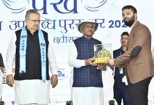 मुख्यमंत्री विष्णु देव साय “पंख खेल उपलब्धि पुरस्कार 2025” कार्यक्रम में हुए शामिल,प्रदेश के प्रतिभावान खिलाड़ियों को सम्मानित कर दी शुभकामनाएं