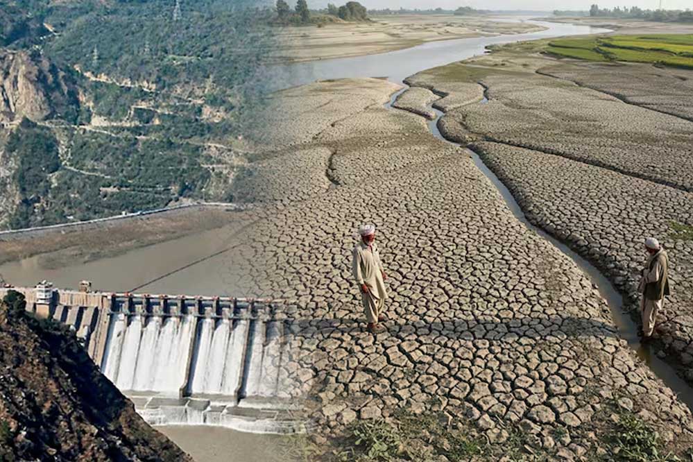 सिंधु नदी के पानी में कटौती से पाकिस्तान में फसलों की बुआई प्रभावित, सिंध-पंजाब में हाहाकार सिंधु नदी के पानी में कटौती से पाकिस्तान में फसलों की बुआई प्रभावित, सिंध-पंजाब में हाहाकार