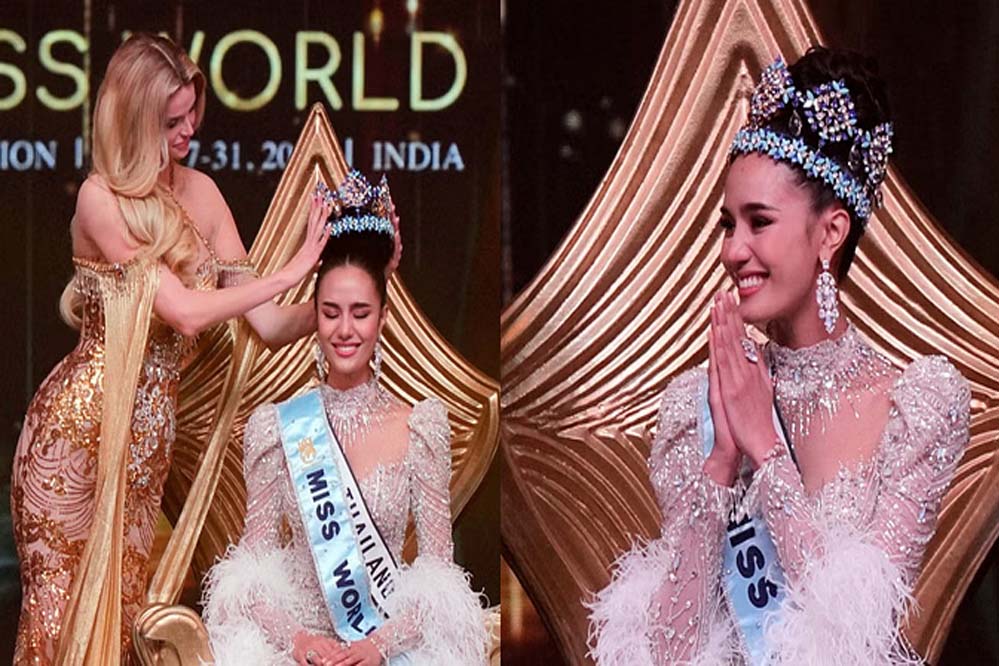 Opal Suchata बनीं Miss World 2025, थाईलैंड में जन्मीं सुचाता अपने देश की पहली मिस वर्ल्ड