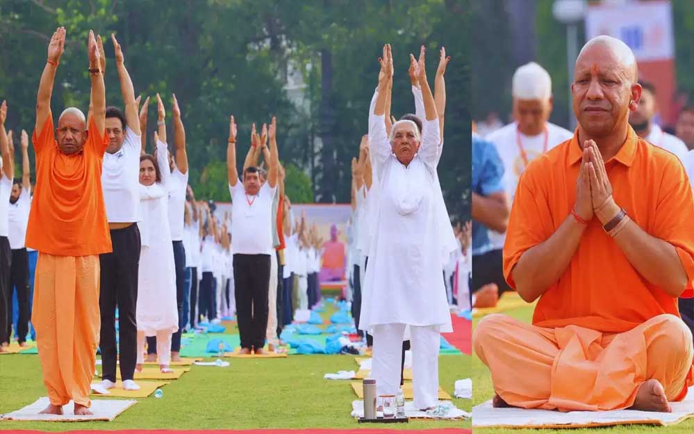 CM योगी बोले-योगा से शरीर और मन दोनों रहता है स्वस्थ…’, गोरखपुर में 11वें योग दिवस पर हुए शामिल CM योगी बोले-योगा से शरीर और मन दोनों रहता है स्वस्थ…’, गोरखपुर में 11वें योग दिवस पर हुए शामिल