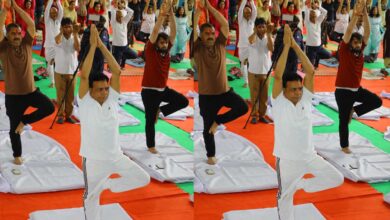 उपमुख्यमंत्री देवड़ा के मुख्य आतिथ्य में हुआ देवास में सामूहिक योग कार्यक्रम