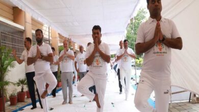 अंतर्राष्ट्रीय योग दिवस पर नगरीय प्रशासन एवं विकास विभाग में योग सत्र