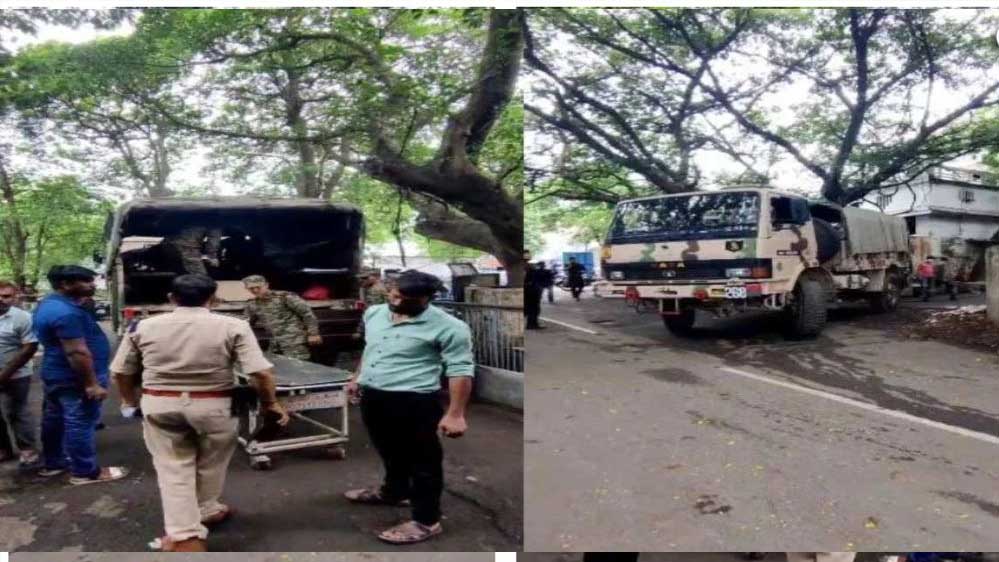भोपाल फायर रेंज में ट्रेनिंग के दौरान जवान विजय सिंह की डमी बम गिरने से मौत भोपाल फायर रेंज में ट्रेनिंग के दौरान जवान विजय सिंह की डमी बम गिरने से मौत