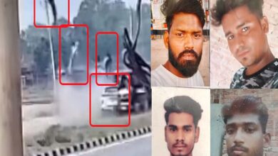 गोरखपुर में बाइक पर सवार चार दोस्तों की कार से टक्कर के चलते दर्दनाक मौत