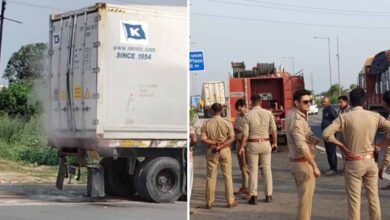 मेरठ सनसनीखेज मामला, कंटेनर से जहरीले केमिकल का रिसाव, हाईवे-एक्सप्रेसवे पर मचा हड़कंप