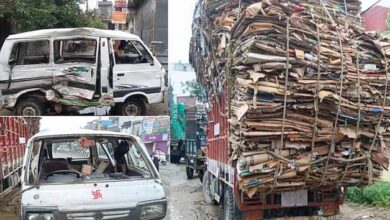 स्कूल वैन में घुसा कैंटर, दर्दनाक हादसे में एक छात्रा की मौत, पांच घायल