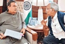 केंद्रीय मंत्री गडकरी से मिले MP बृजमोहन अग्रवाल, कुम्हारी टोल बंद कराने की उठाई मांग
