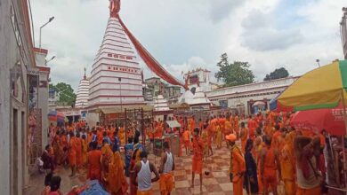 श्रावणी मेला: बासुकीनाथ धाम में दूसरे दिन 45 हजार श्रद्धालुओं ने किया जलाभिषेक
