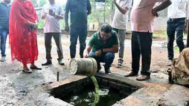 आयुक्त ने उद्योगो से निकलने वाले केमिकल युक्त पानी की निकासी व्यवस्था का किया निरीक्षण 