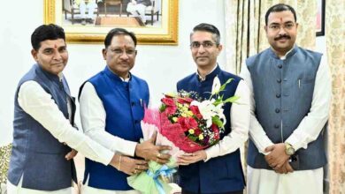 मुख्यमंत्री विष्णु देव साय से ओलंपिक स्वर्ण पदक विजेता शूटर अभिनव बिंद्रा ने की मुलाकात
