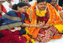 मुख्यमंत्री डॉ. मोहन यादव ने आज सपत्नीक बाबा महाकालेश्वर भगवान की भस्म आरती मे सम्मिलित हुए