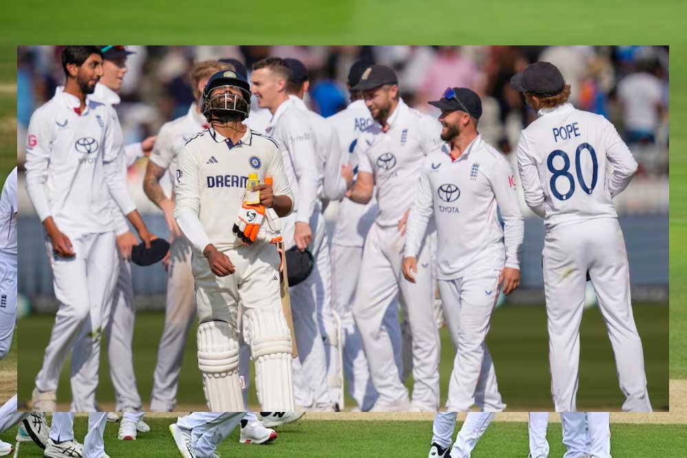 लॉर्ड्स में रोचक मुकाबले में टीम इंडिया को मिली हार, सीरीज में इंग्लैंड 2-1 से आगे लॉर्ड्स में रोचक मुकाबले में टीम इंडिया को मिली हार, सीरीज में इंग्लैंड 2-1 से आगे