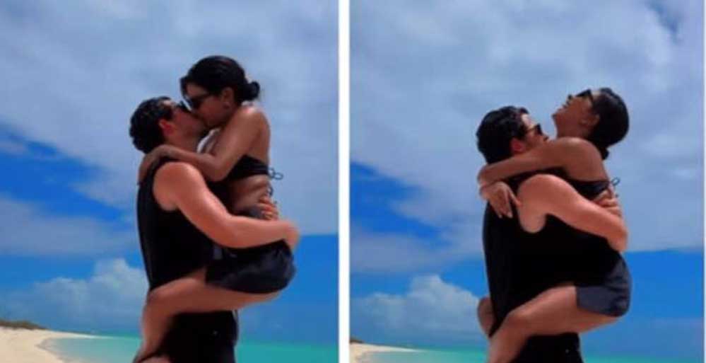 प्रियंका-निक का बीच डे रोमांस वायरल, वीडियो के साथ लिखा दिल छूने वाला मैसेज