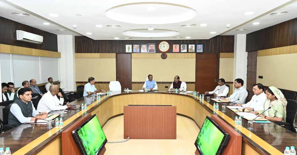 मुख्यमंत्री विष्णु देव साय की अध्यक्षता में कैबिनेट बैठक, कई अहम फैसलों पर लगी मुहर