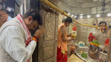 उपमुख्यमंत्री शुक्ल ने किए बाबा महाकाल के दर्शन और लोककल्याण की प्रार्थना की