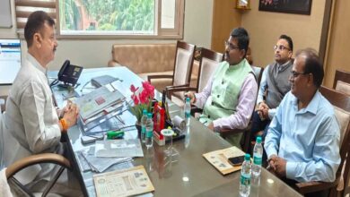 स्कूल शिक्षा मंत्री श्री सिंह से गुजरात संस्कृत बोर्ड के अध्यक्ष श्री पालीवाल ने की भेंट