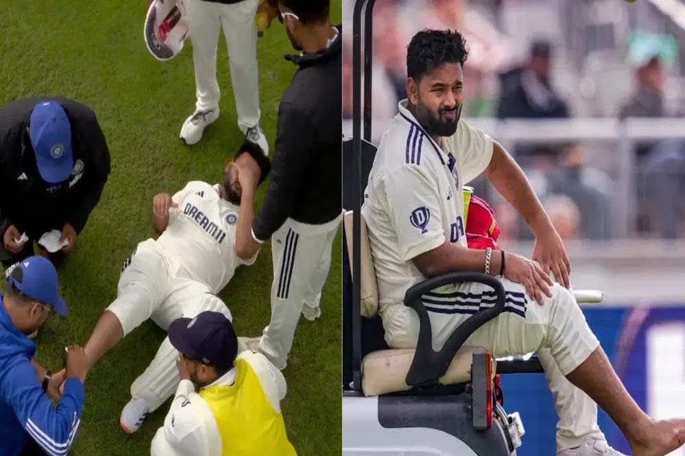 ऋषभ पंत पांचवें टेस्ट से बाहर, BCCI ने नए खिलाड़ी की टीम में शामिल होने की जानकारी दी ऋषभ पंत पांचवें टेस्ट से बाहर, BCCI ने नए खिलाड़ी की टीम में शामिल होने की जानकारी दी