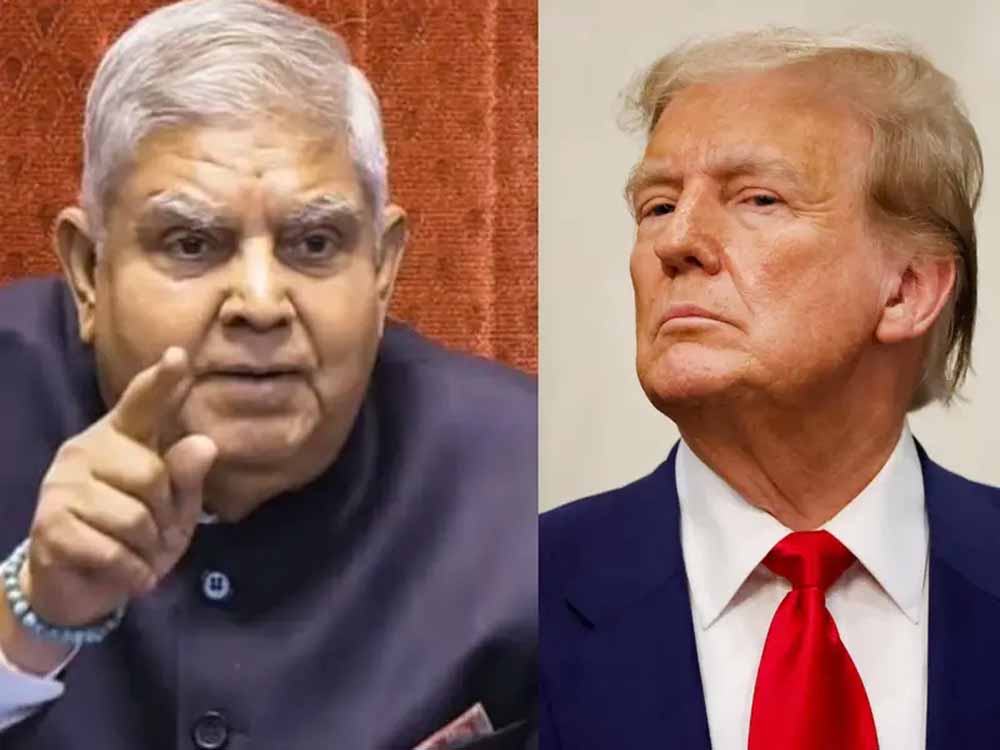पाक से सीजफायर पर ट्रंप के दावे को धनखड़ ने नकारा: कहा– दुनिया की कोई ताकत भारत को नहीं झुका सकती
