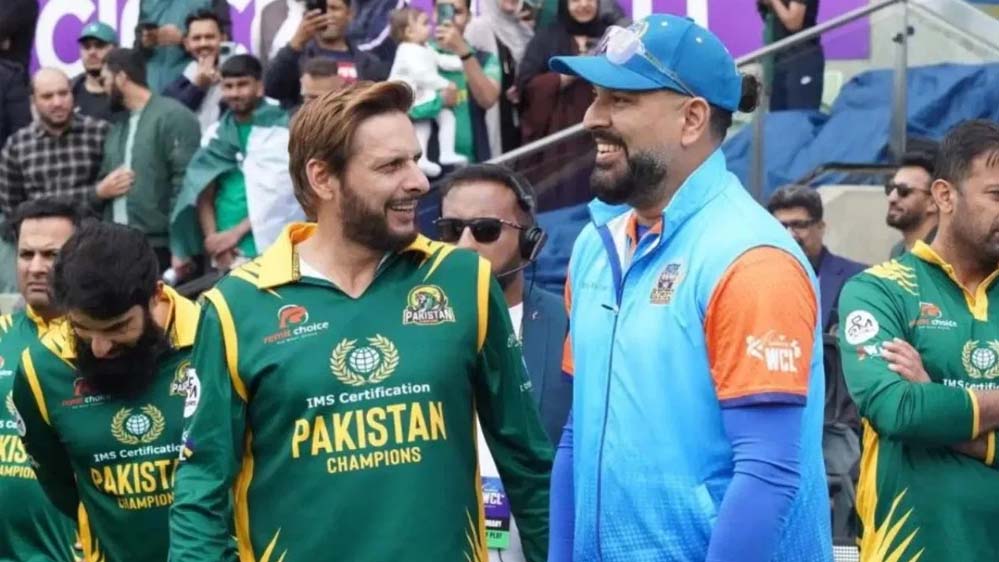 WCL सेमीफाइनल में भारत का सख्त रुख: पाकिस्तान से खेलने से किया इनकार WCL सेमीफाइनल में भारत का सख्त रुख: पाकिस्तान से खेलने से किया इनकार