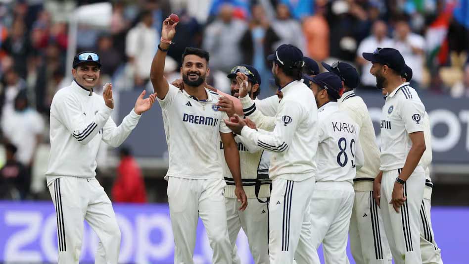 भारत ने एजबेस्टन टेस्ट में रच दिया इतिहास… खत्म हुआ 58 साल का सूखा, इंग्लैंड को उसी के घर में हराया भारत ने एजबेस्टन टेस्ट में रच दिया इतिहास… खत्म हुआ 58 साल का सूखा, इंग्लैंड को उसी के घर में हराया