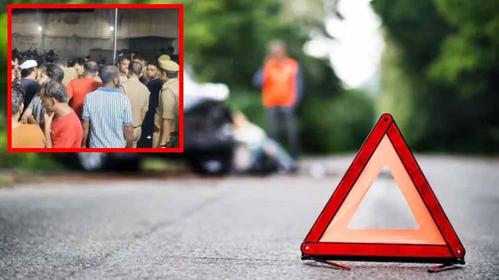 उत्तर प्रदेश : हापुड़ में भयानक सड़क हादसा, एक ही बाइक पर सवार 5 की मौत