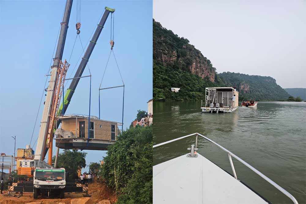 करमचट डैम में पहली बार शुरू हुई ‘हाउसबोट’ सुविधा करमचट डैम में पहली बार शुरू हुई ‘हाउसबोट’ सुविधा