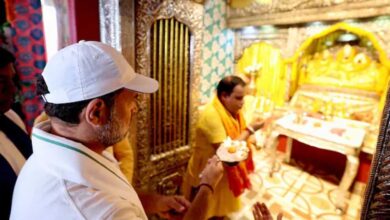 सीतामढ़ी पहुंचे राहुल गांधी, जानकी मंदिर में की पूजा-अर्चना