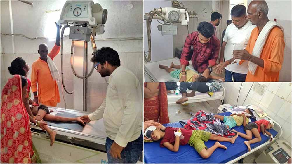 खेलते वक्त ढही चाहरदीवारी, पांच मासूम घायल; एक की हालत गंभीर खेलते वक्त ढही चाहरदीवारी, पांच मासूम घायल; एक की हालत गंभीर